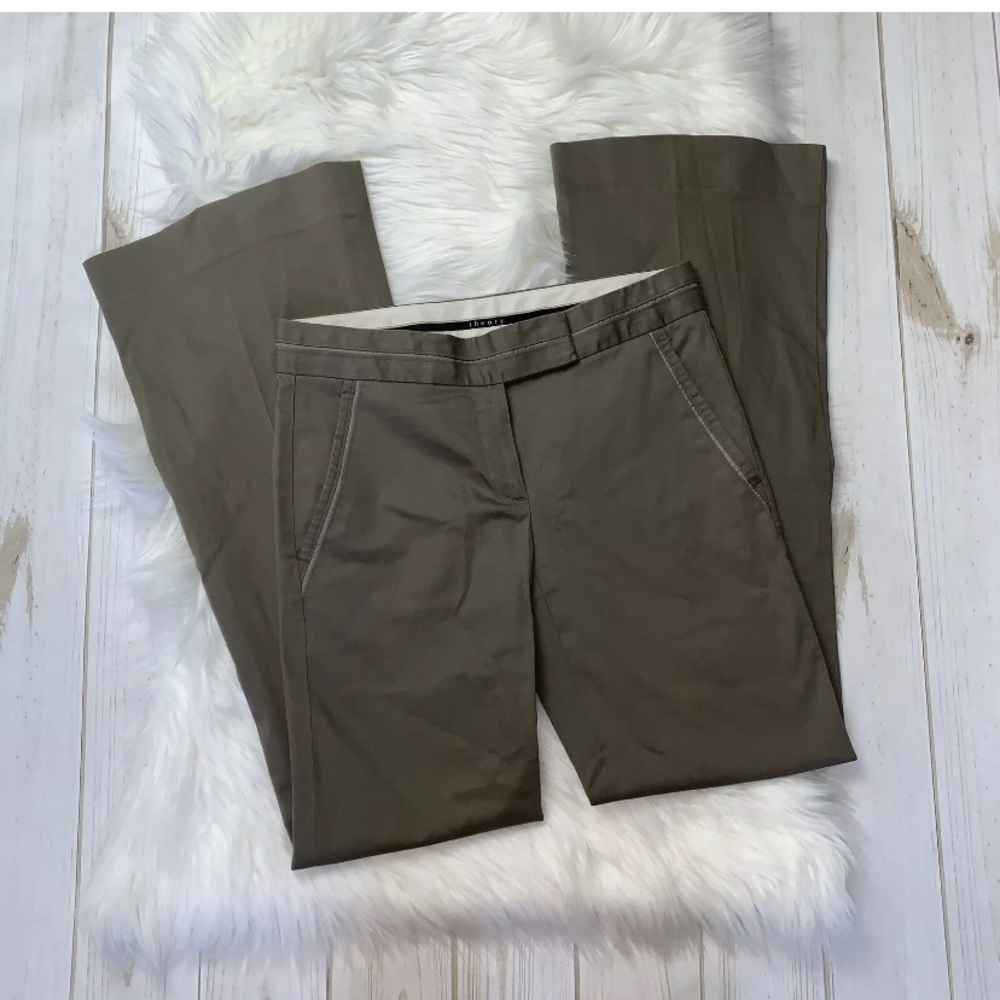 THEORY Slacks Dress Pants Brown Khaki